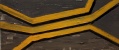 Yellow stripes on grey